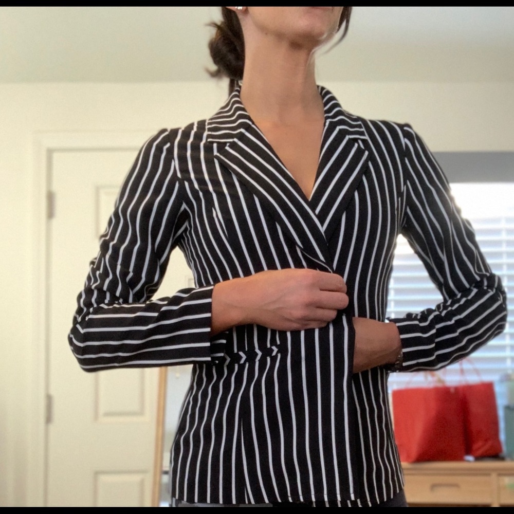Striped blazer
